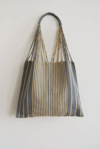 Hammock Tote (Grey/Yellow)
