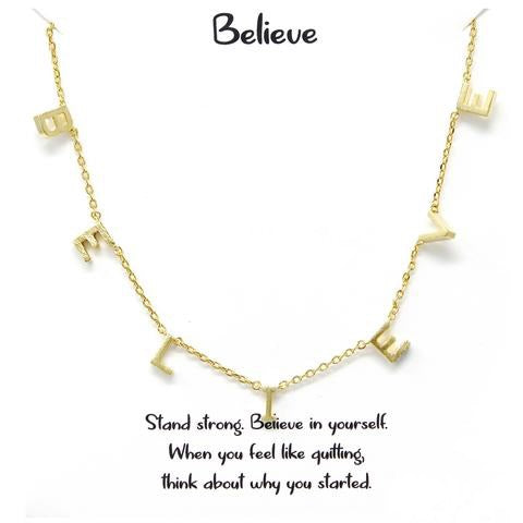 BELIEVE Necklace