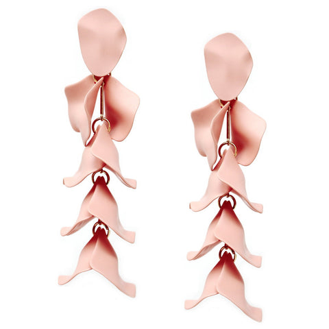 Pink Petal Earrings