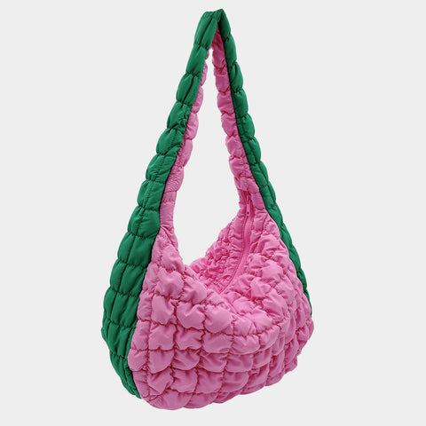 Ivy Quilted Puffer Crossbody Bag