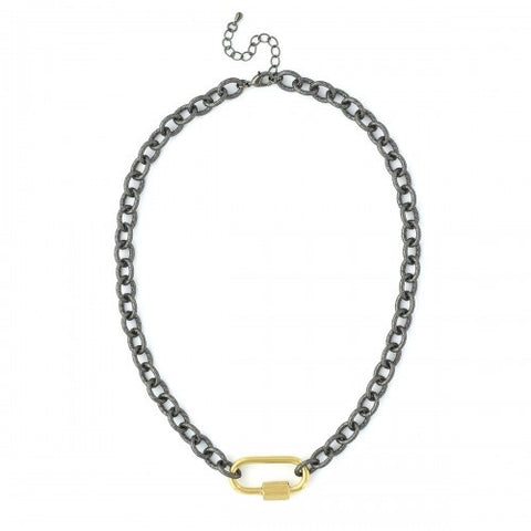 Carabiner Chain Necklace