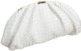 Framed Woven Clutch (Two colors)
