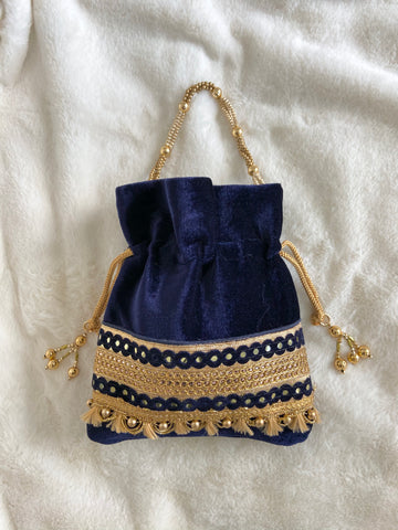 Velvet Potli Bag