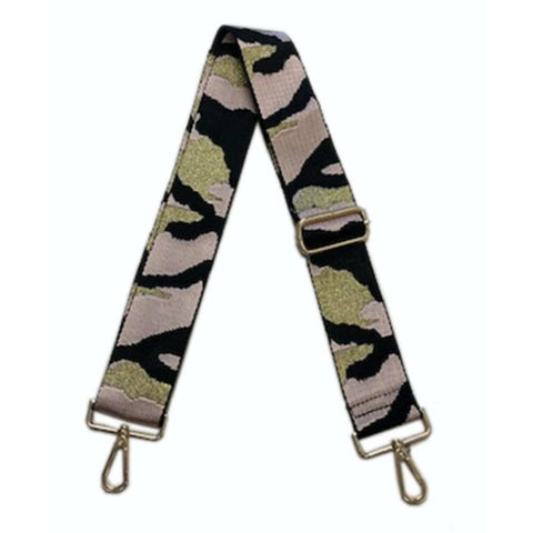 Pink and Gold Camo Adjustable Bag Strap